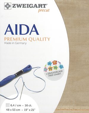 Zweigart 16 Count Aida Country Mocha