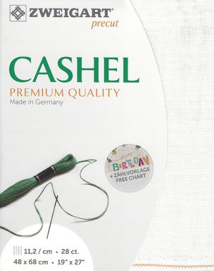 Zweigart Cashel 28 Count Linen Antique White
