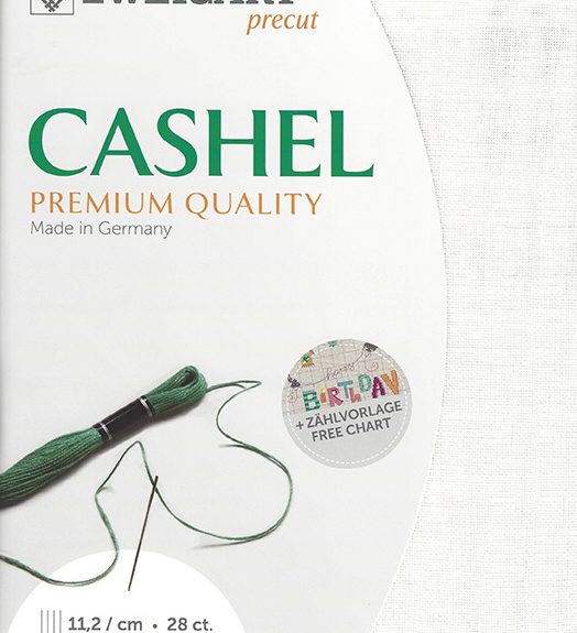 Zweigart Cashel 28 Count Linen Antique White