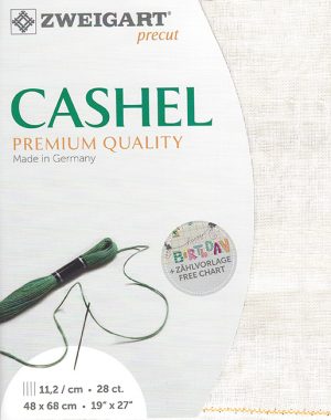 Zweigart Cashel 28 Count Linen Light Beige