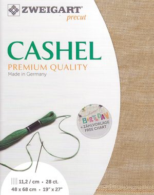 Zweigart Cashel 28 Count Linen Country Mocha