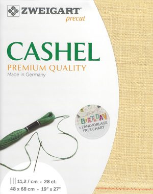Zweigart Cashel 28 Count Linen Sand