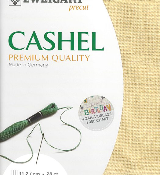 Zweigart Cashel 28 Count Linen Sand