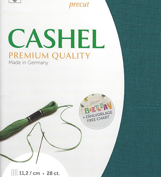 Zweigart Cashel 28 Count Linen Petrol