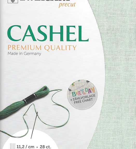 Zweigart Cashel 28 Count Linen Sapphire Green
