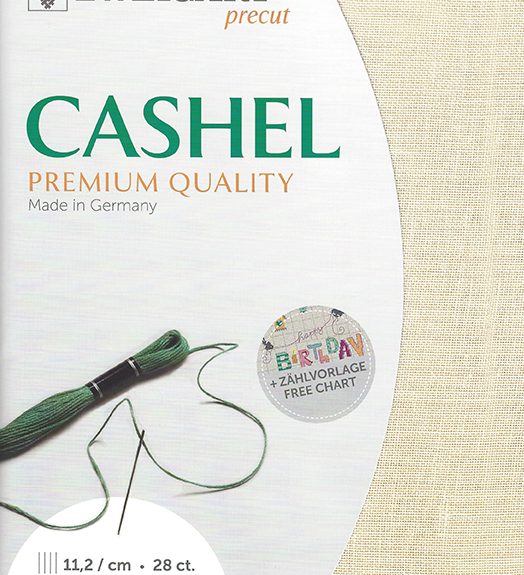 Zweigart Cashel 28 Count Linen Platinum
