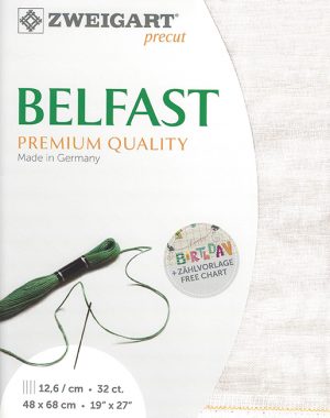 Zweigart 32 Count Belfast Linen Light Beige