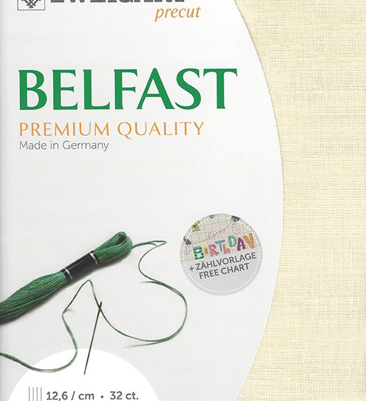 Zweigart 32 Count Belfast Linen Cream