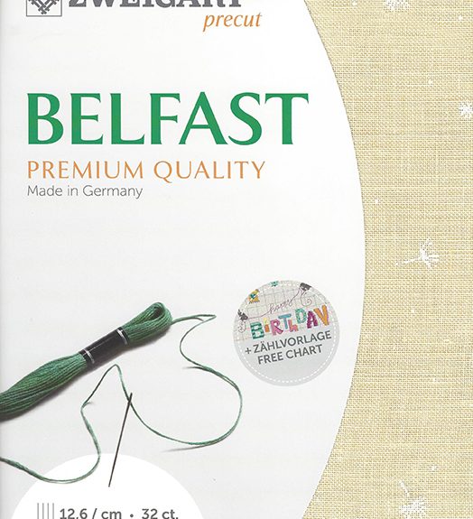 Zweigart 32 Count Belfast Linen Wish