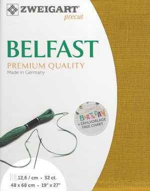 Zweigart 32 Count Belfast Ochre