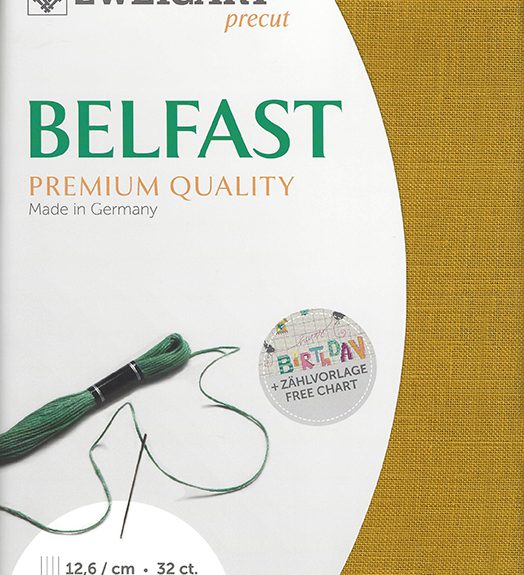 Zweigart 32 Count Belfast Ochre