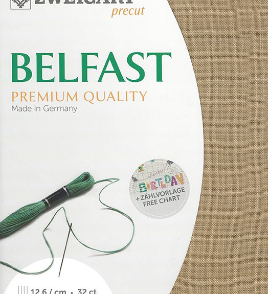 Zweigart 32 Count Belfast Dark Beige