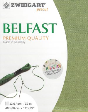 Zweigart 32 Count Belfast Olive