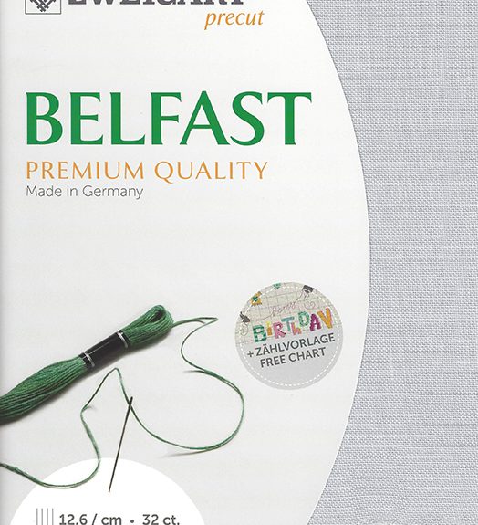 Zweigart 32 Count Belfast Pearl Grey