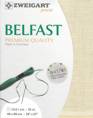 Zweigart 32 Count Belfast Platinum