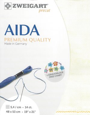 Zweigart 14 Count Aida Vintage Cream