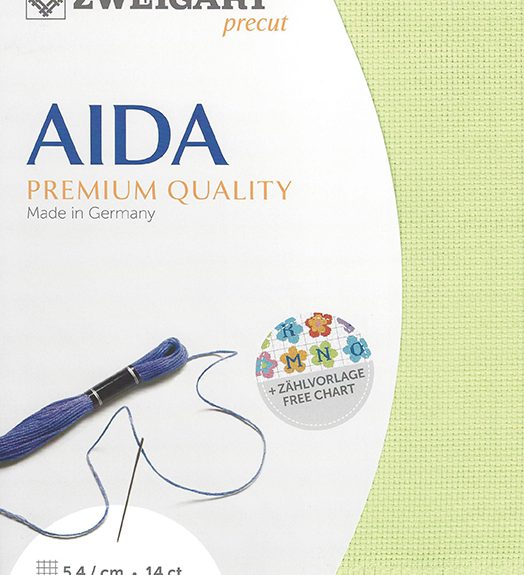 Zweigart 14 Count Apple Green