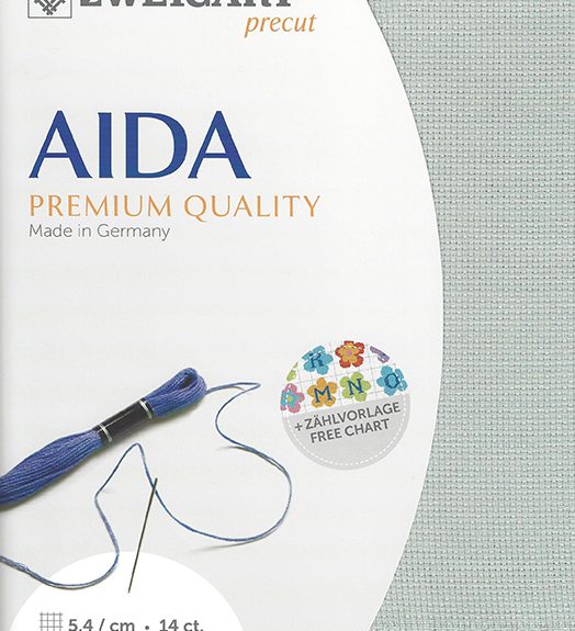 Zweigart 14 Count Light Grey