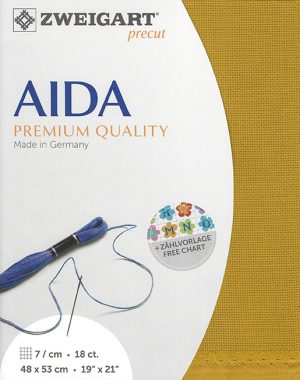Zweigart 18 Count Aida Ochre