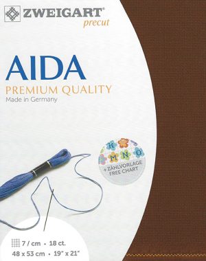 Zweigart 18 Count Aida Chestnut