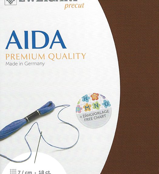 Zweigart 18 Count Aida Chestnut