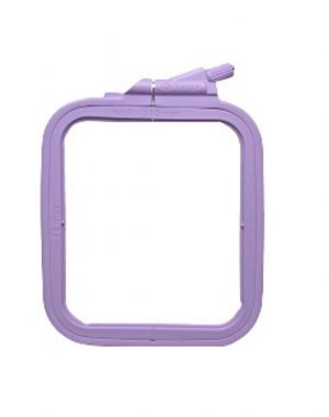 Nurge Square (Rectangular) Plastic Embroidery Hoop Small Lilac