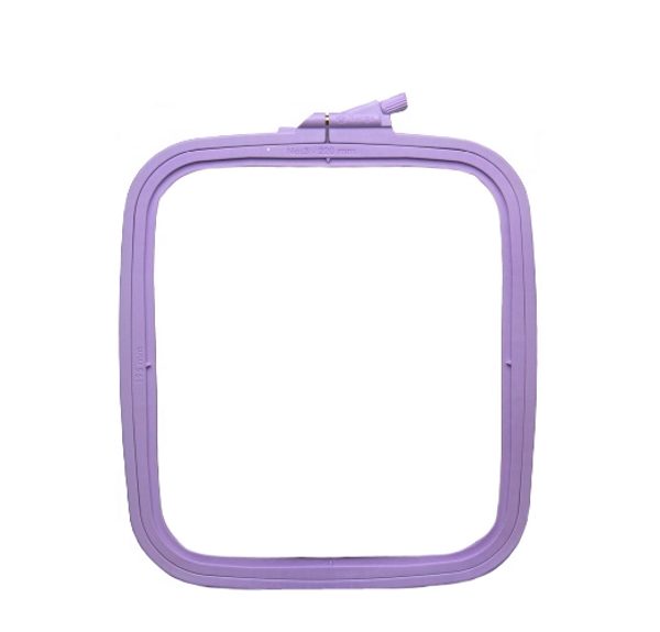 Nurge Square (Rectangular) Plastic Embroidery Hoop Large Pastel Lilac