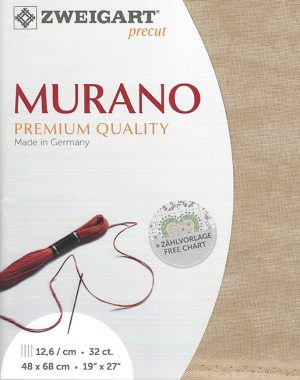 Zweigart 32 count Murano Evenweave Country Mocha