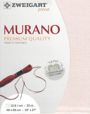 Zweigart 32 count Murano Evenweave Blush