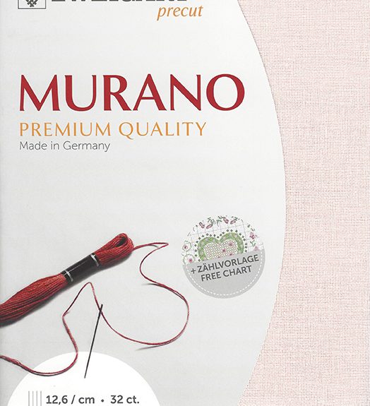 Zweigart 32 count Murano Evenweave Blush