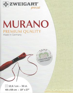 Zweigart 32 count Murano Evenweave Limestone