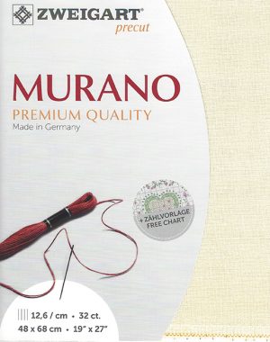 Zweigart 32 count Murano Evenweave Pale Cream