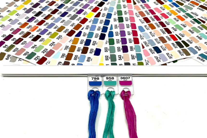 Pip&Chip DMC Floss Drop Labels