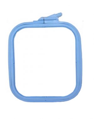 Nurge Square (Rectangular) Plastic Embroidery Hoop Medium Pastel Blue