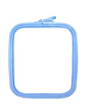 Nurge Square (Rectangular) Plastic Embroidery Hoop Large Pastel Blue