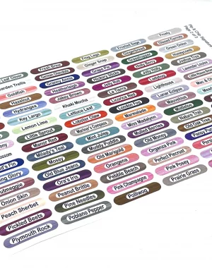 Pip & Chip Classic Colorworks Vinyl Bobbin Labels