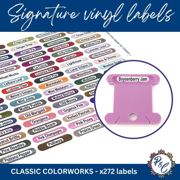 Pip & Chip Classic Colorworks Vinyl Bobbin Labels - Image 3