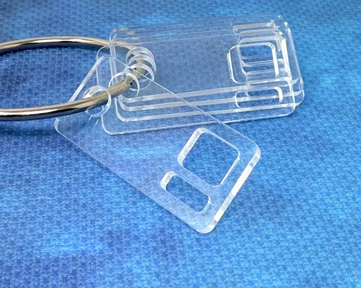 Pip&Chip Floss Drops Acrylic Clear (100)