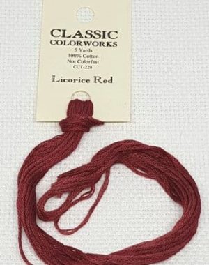 Classic Colorworks Cotton - Licorice Red CCT 228