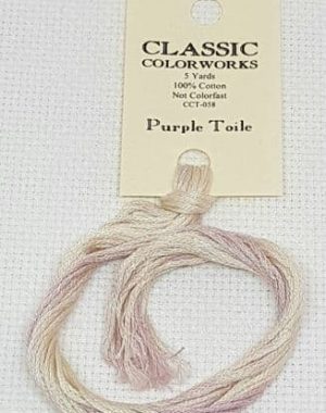 Classic Colorworks Cotton - Purple Toile CCT 058