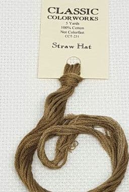 Classic Colorworks Cotton - Straw Hat CCT 231