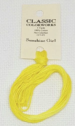 Classic Colorworks Cotton - Sunshine Girl CCT 072