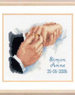 Vervaco - With This Ring Cross Stitch Kit