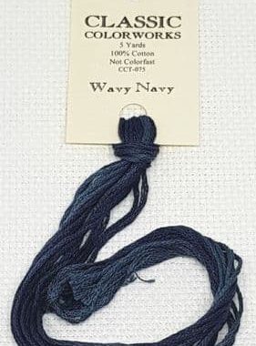 Classic Colorworks Cotton - Wavy Navy CCT 075