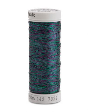 Sulky Metallic 30wt 126m – 7022 Jade/Purple