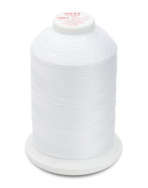 Sulky Cotton 12wt Jumbo Cone- Bright White 1001 2,000m