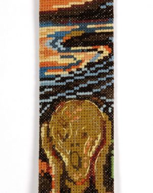 DMC The Scream by E Munch, Masters Collection, Bookmark Kit