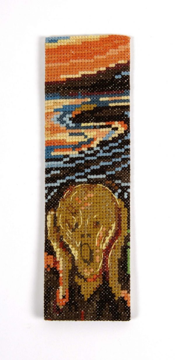 DMC The Scream by E Munch, Masters Collection, Bookmark Kit