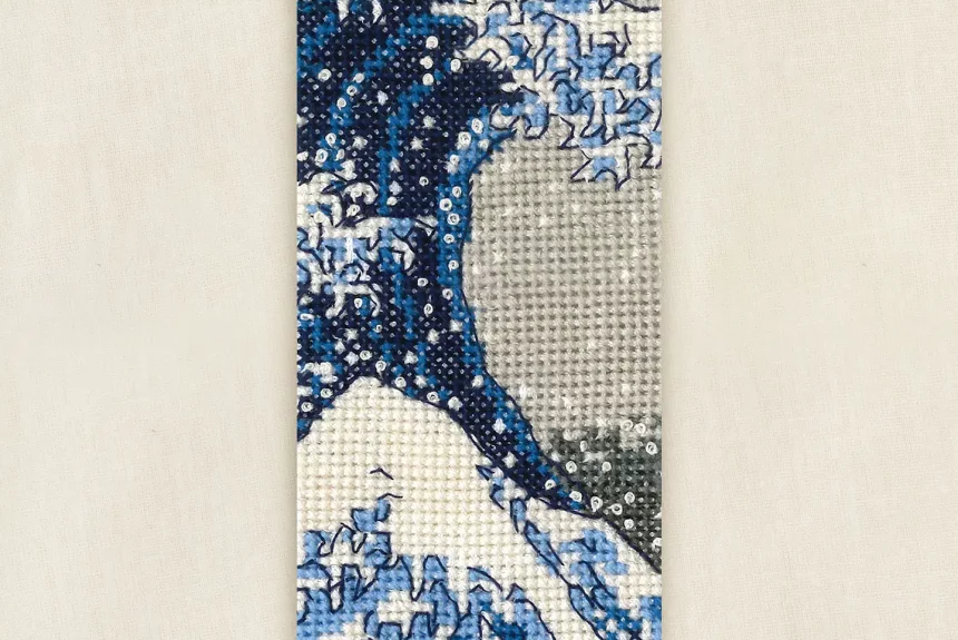 DMC The Great Wave by Katsushika Hokusai, The British Museum Bookmark Kit