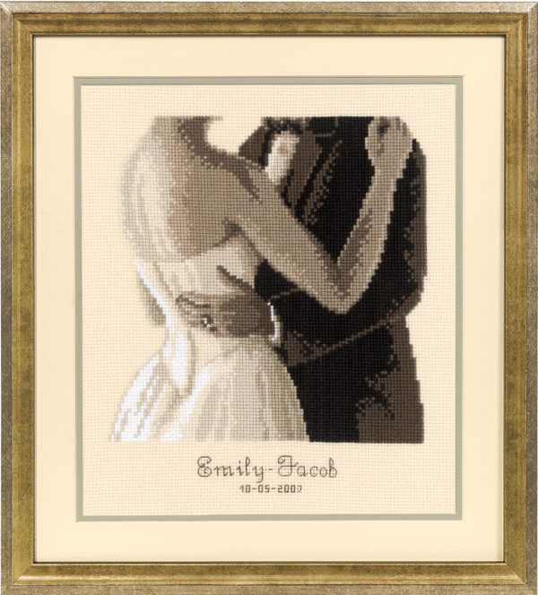 Vervaco Counted Cross Stich Kit: Wedding Record: To Have and To Hold